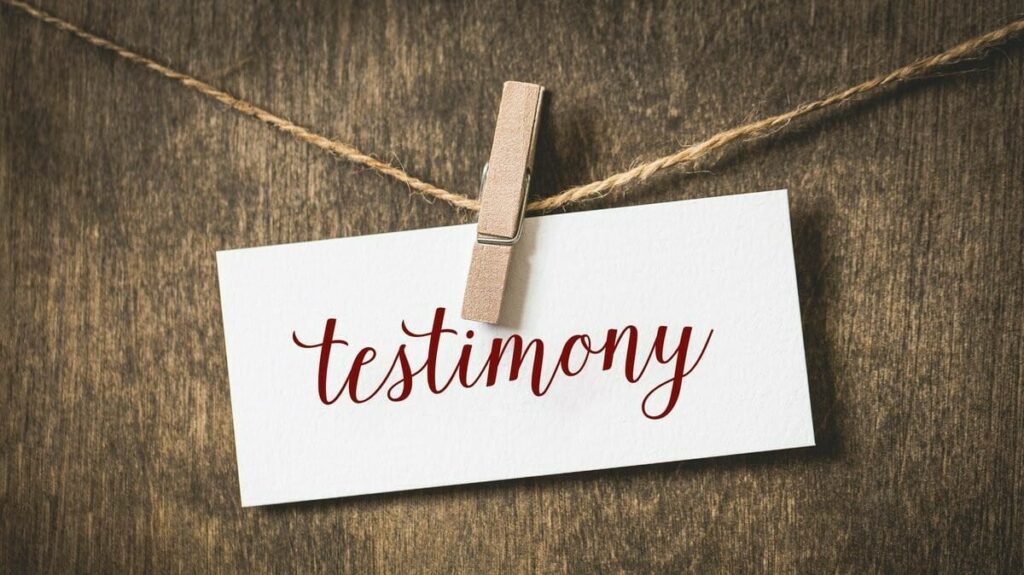 Testimony of Hope