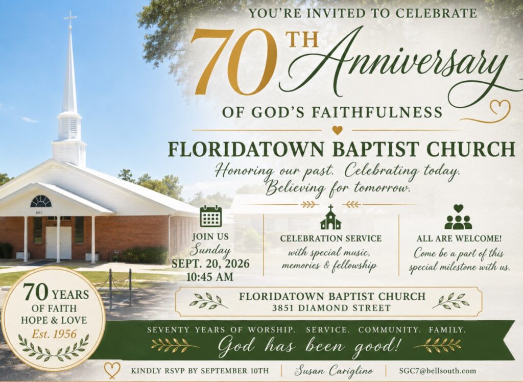 70th Anniversary Message